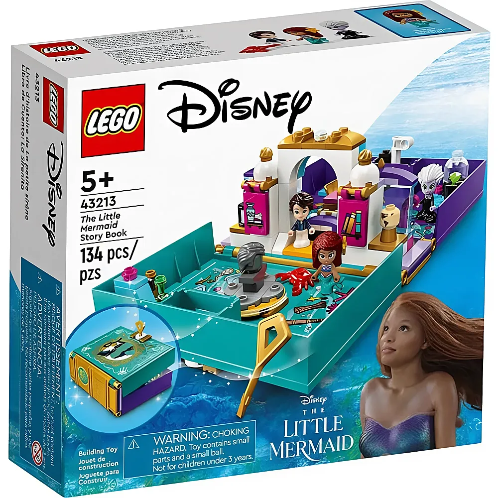 LEGO Disney Princess Die kleine Meerjungfrau Mrchenbuch 43213