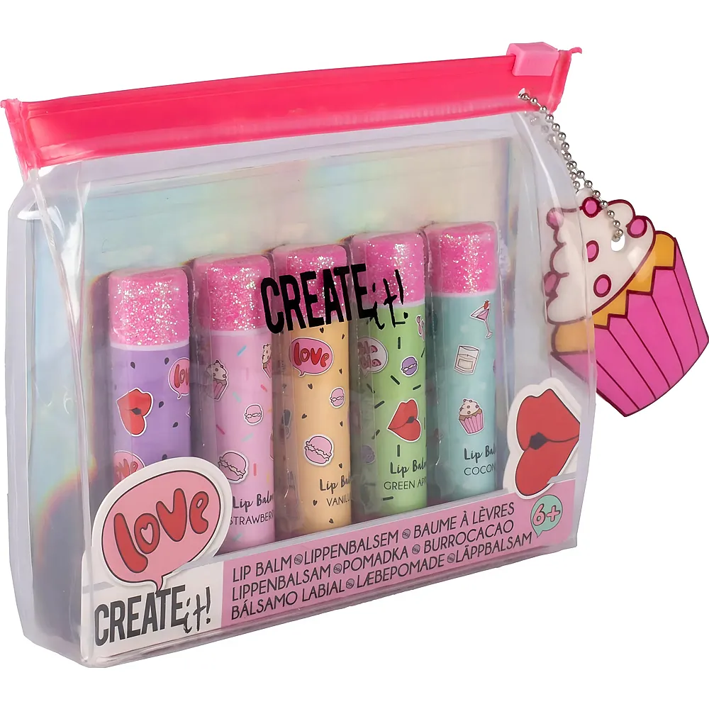 Create It Beauty Lippenbalsam im Etui - 5 Teile