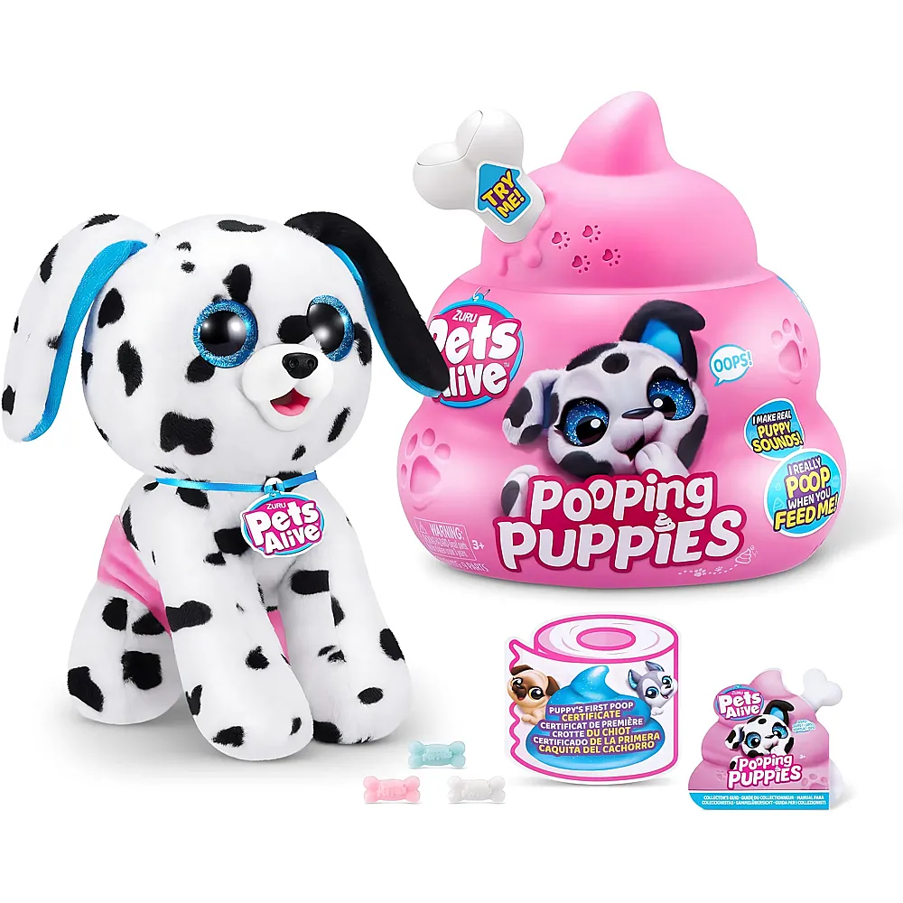 Zuru Pets Alive Pooping Puppies - Dalmatiner