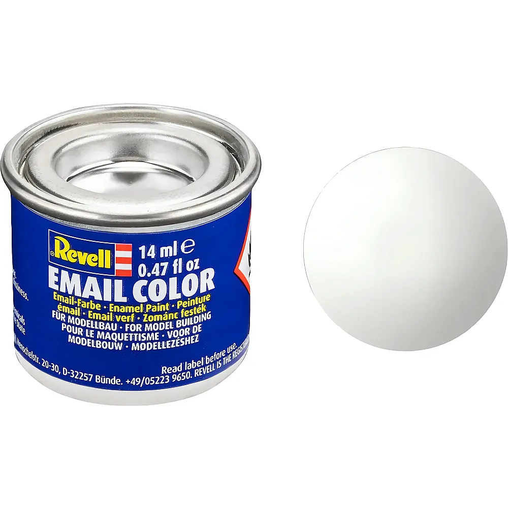 Revell Email Color Weiss, glnzend, 14ml, RAL 9010 32104