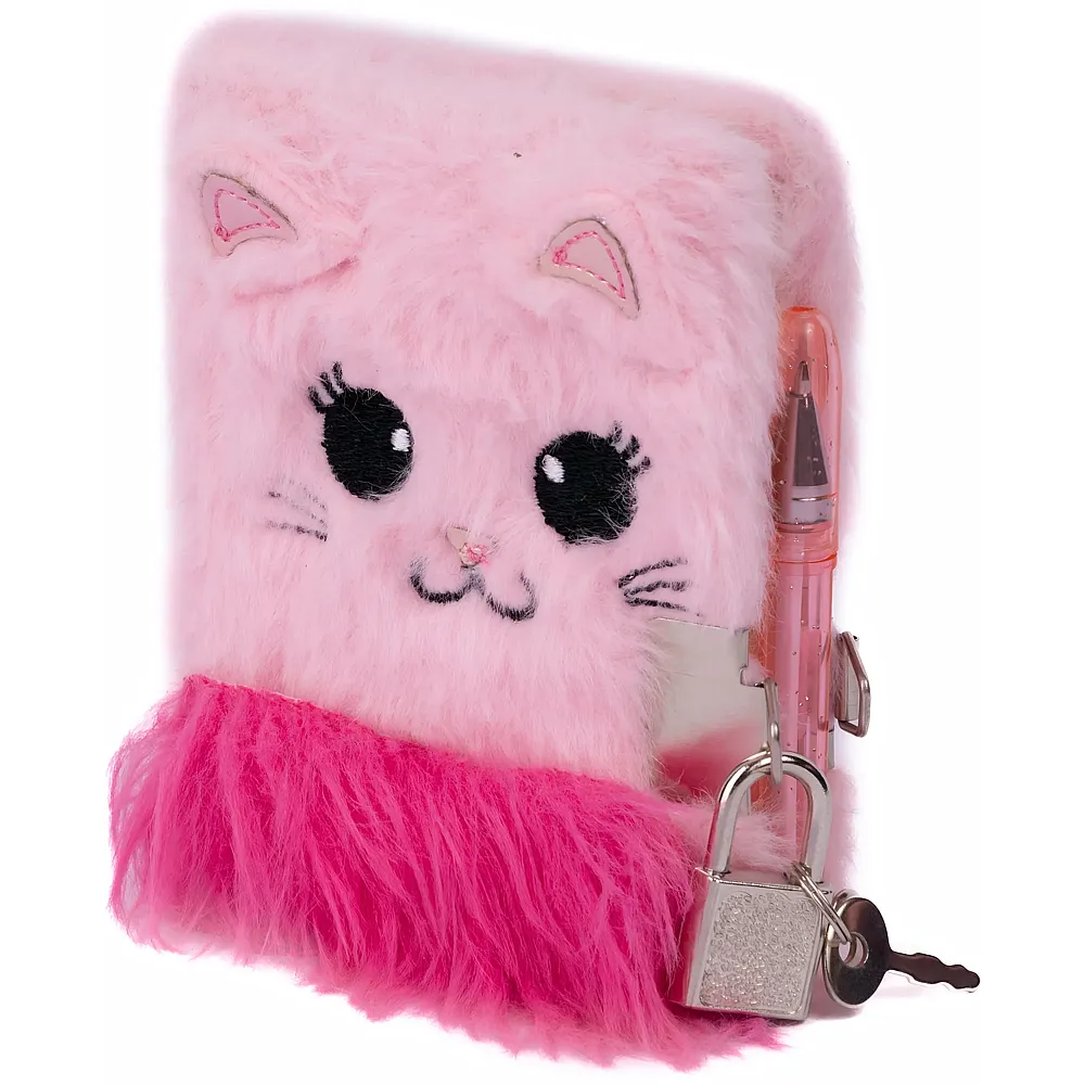Great Pretenders Tagebuch Katze Felleinband, Vorh�ngeschloss,