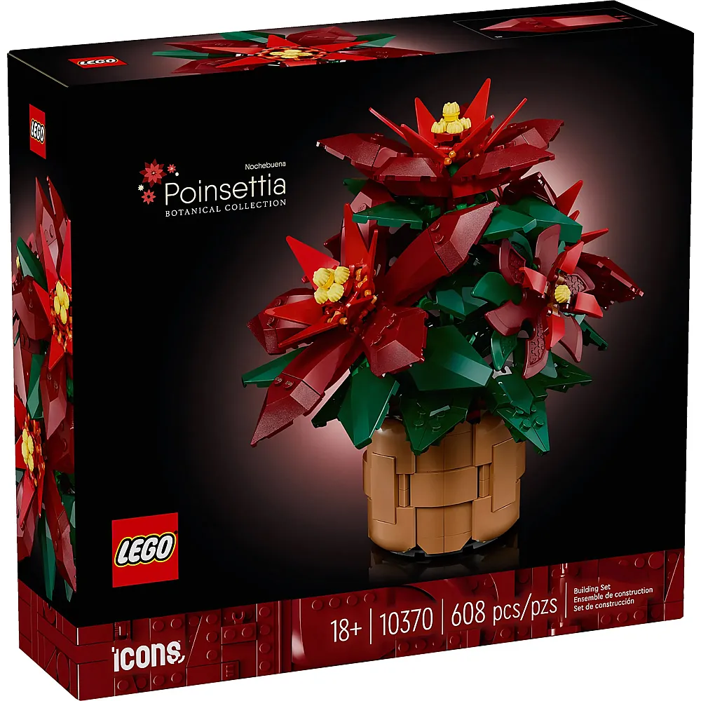 LEGO Icons Botanical Collection Weihnachtsstern 10370
