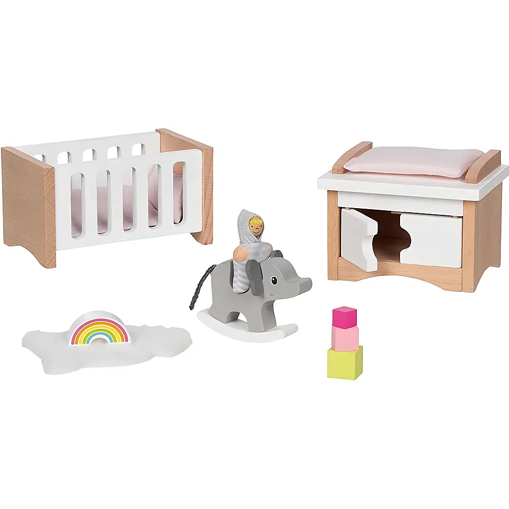Goki Puppenwelt Puppenmbel Babyzimmer | Puppenhuser