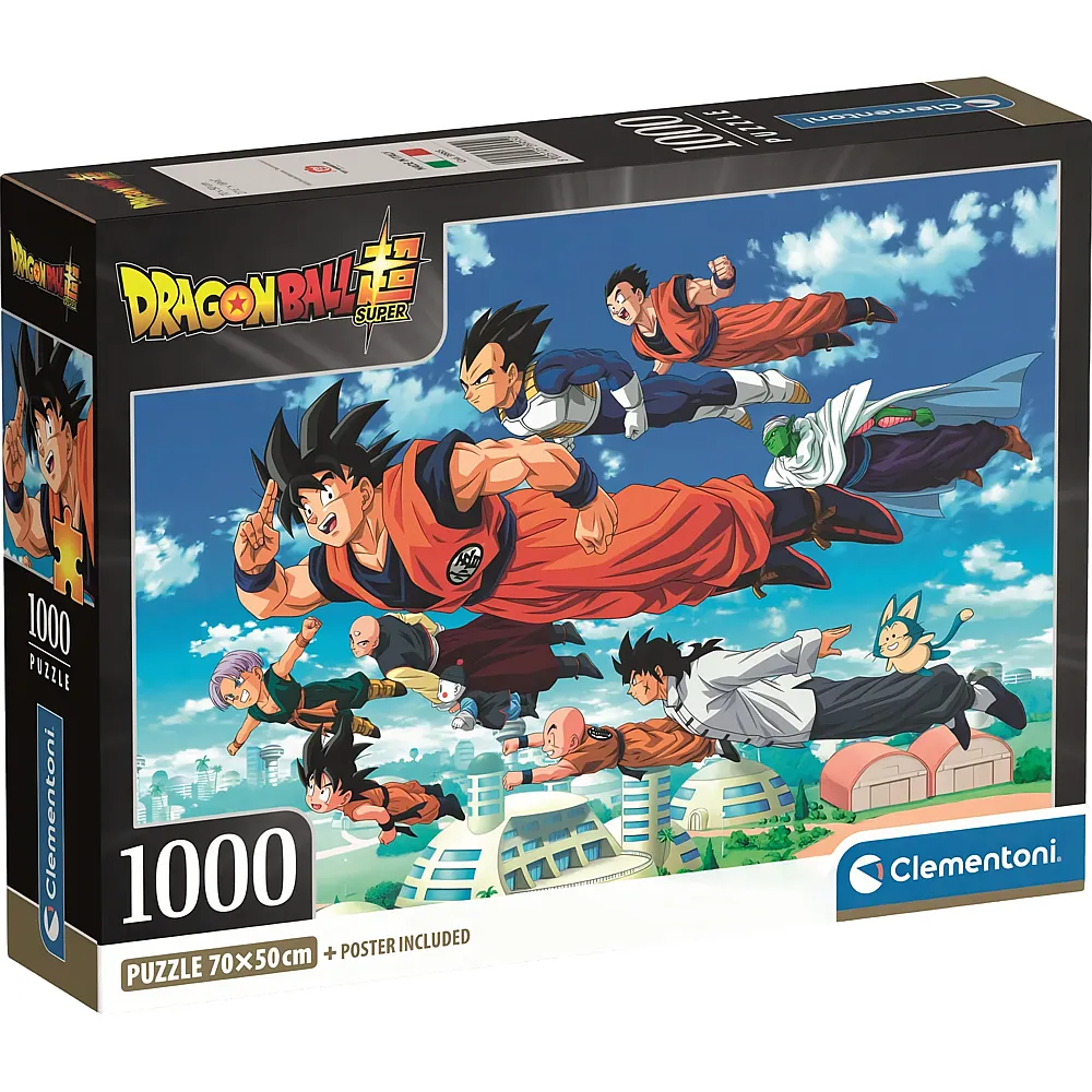 Clementoni Puzzle 1000 Teile Dragon Ball Super