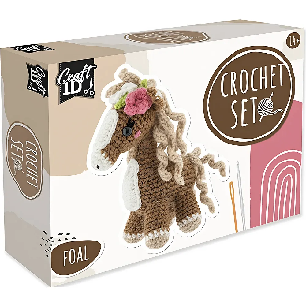 Craft ID H�kelset Pferd 100% Polyester Garn - Suche