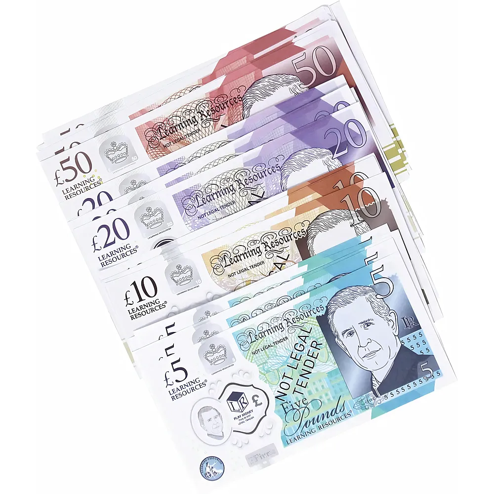 Learning Resources Pretend & Play Spielgeld Grossbritannien