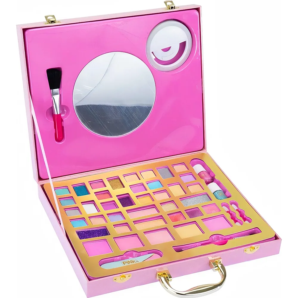 Nice Group Pink it Schmink-Koffer Lidschatten, Lipgloss mit Zubeh�r