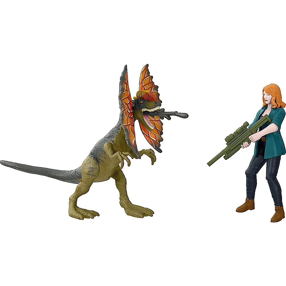 Mattel Jurassic World Claire & Dilophosaurus