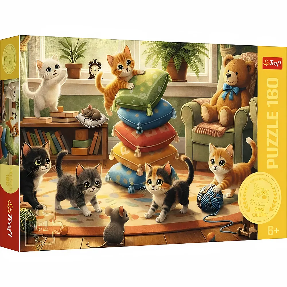Trefl Puzzle Spielende K�tzchen - 160 Teile