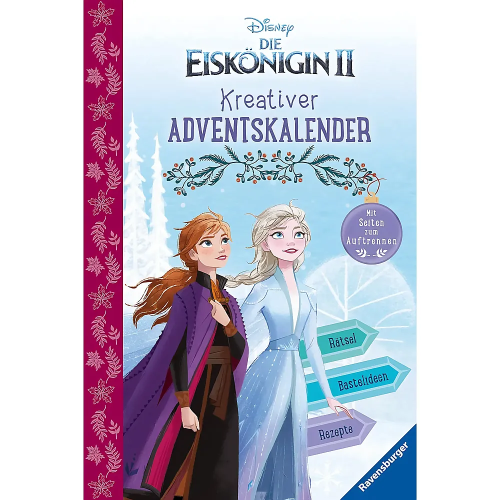 meinspielzeug - Ravensburger Die Eisknigin 2 - Kreativer Adventskalender Disney Frozen