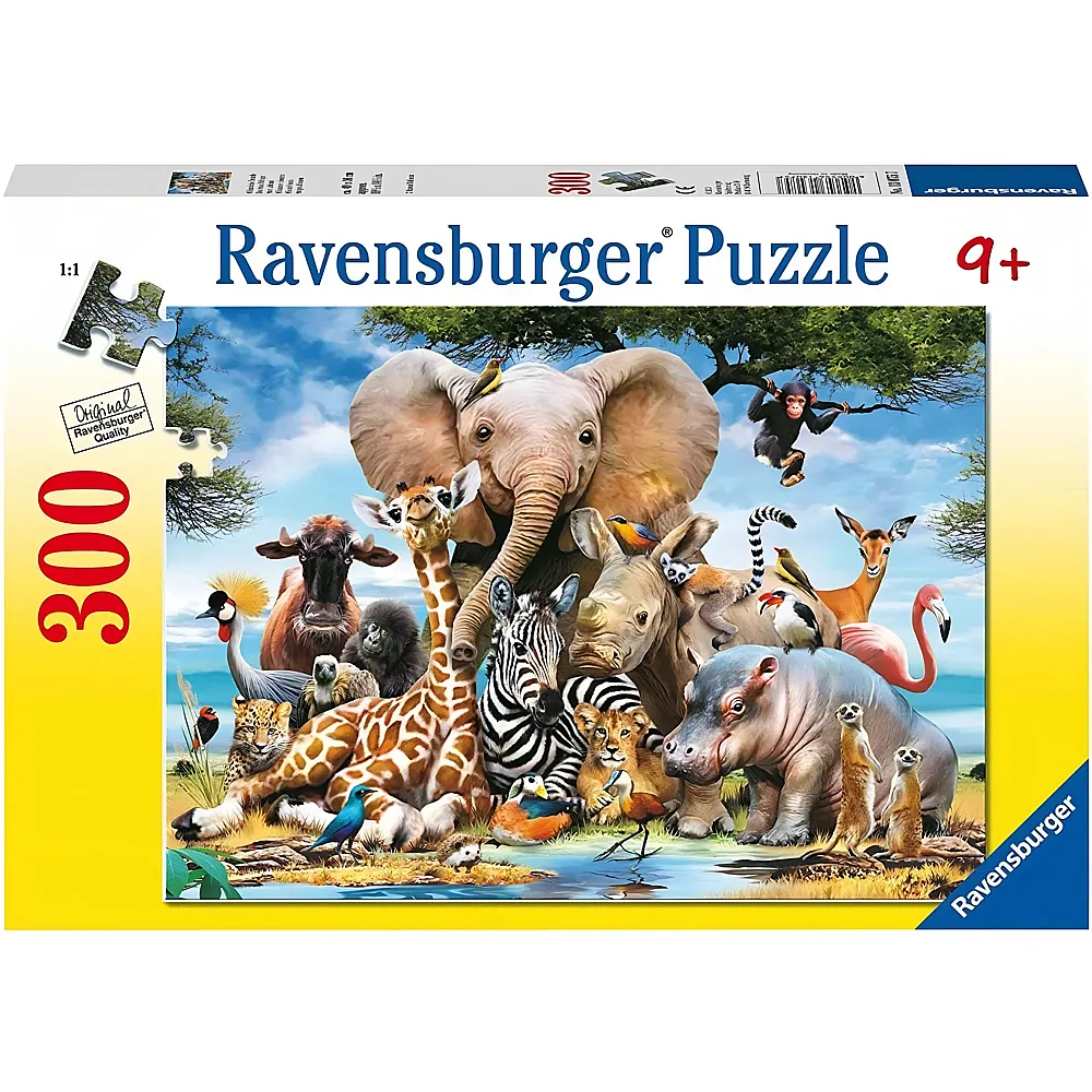 Ravensburger Puzzle Dschungeltiere - 300 Teile