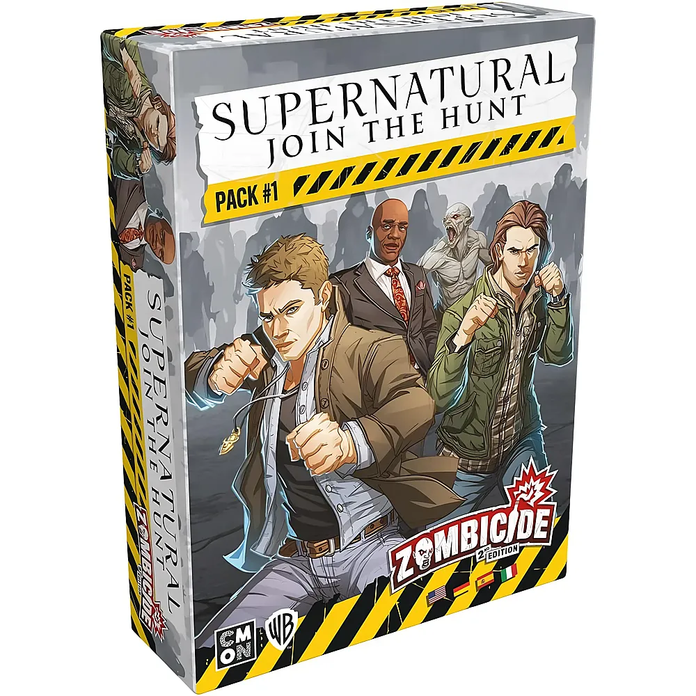 CMON Zombicide 2. Edition  Supernatural: Join the Hunt Pack 1, Miniaturen-Erweiterung DE