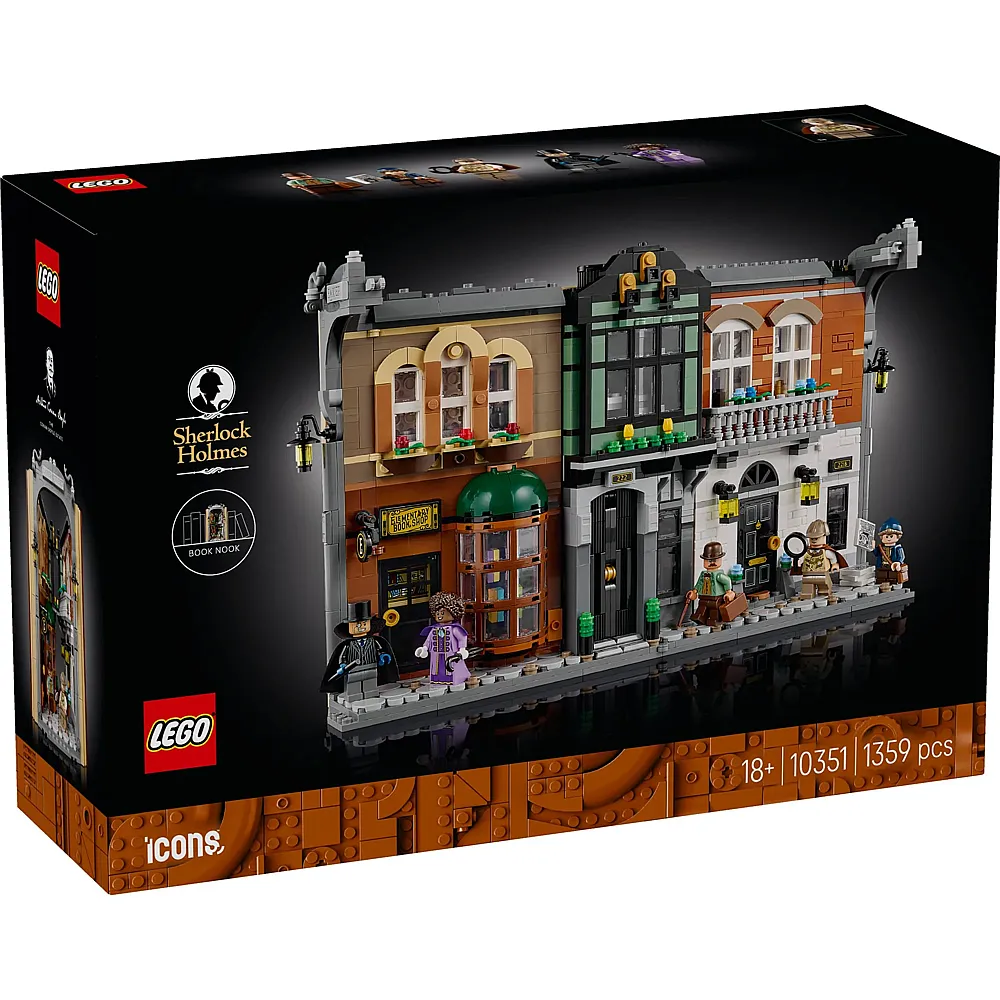 LEGO Icons Sherlock Holmes: B�cherst�tze 10351