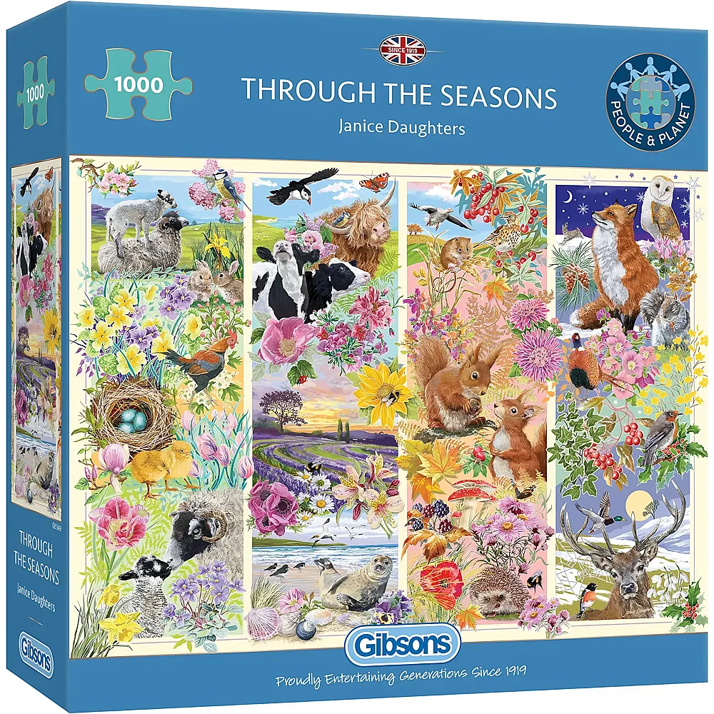 Gibsons Puzzle Janice Daughters Through the Seasons - 1000 Teile