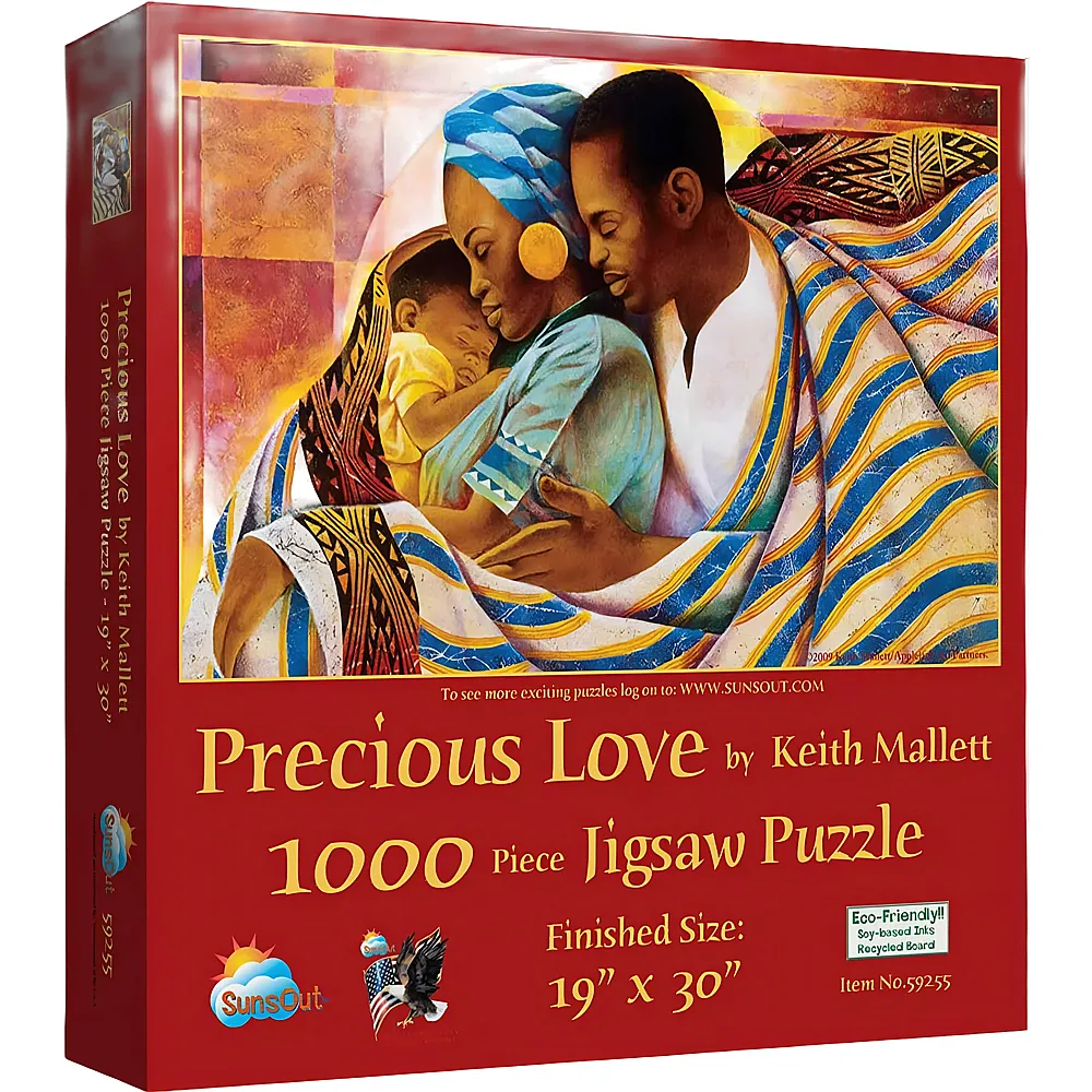 SunsOut Puzzle Keith Mallett Precious Love - 1000 Teile