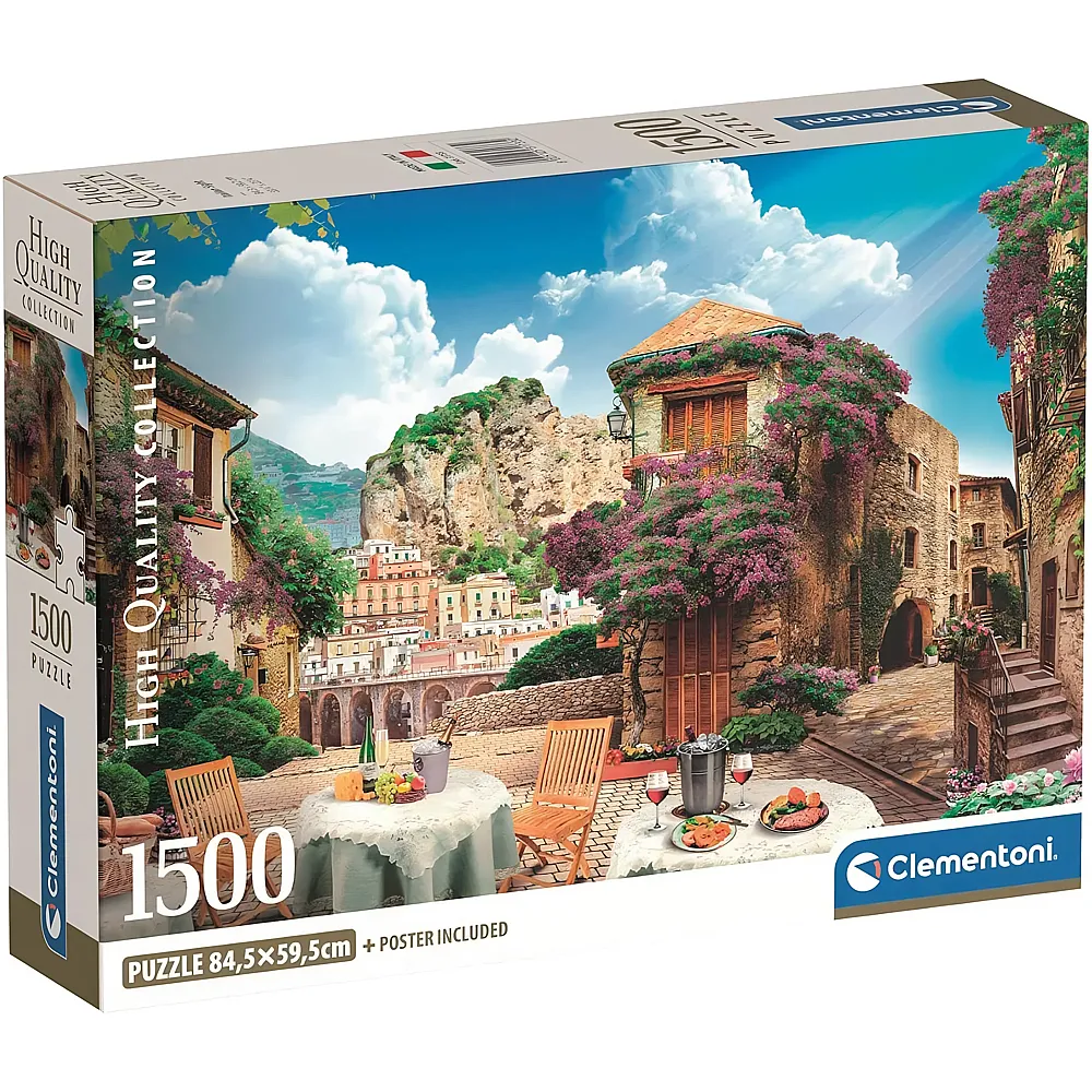 Clementoni Puzzle High Quality Collection Italienische Sicht - 1500 Teile