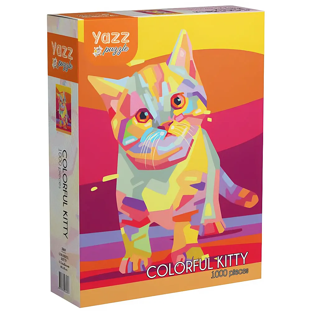 Yazz Puzzle Colorful Kitty - 1000 Teile