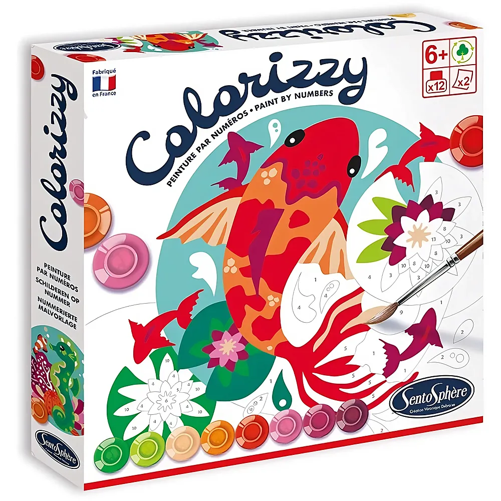 Sentosphere Colorizzy Malen nach Zahlen Fische