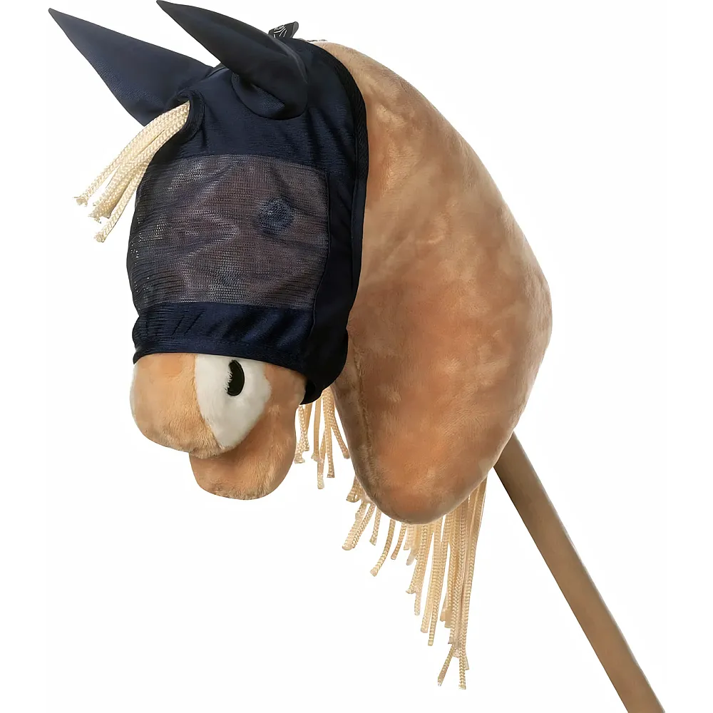 HKM Kids Hobby Horsing Maschera antimosche blu scuro - Marche