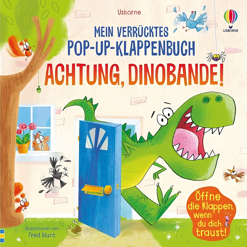 Usborne Mein verrcktes Pop-up-Klappenbuch: Achtung, Dinobande