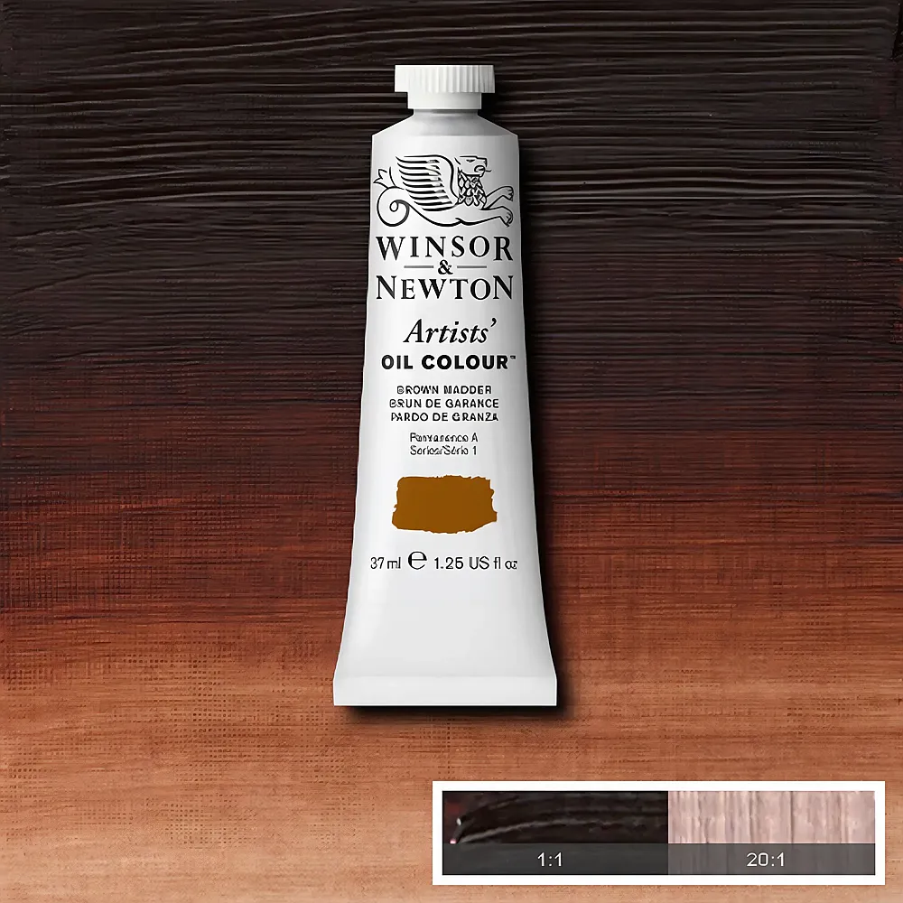 Winsor & Newton W&n Artists' lfarbe 37ml Tube Krappbraun - Marques