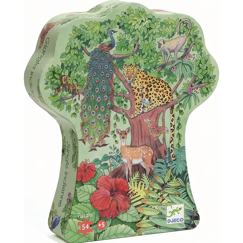 Djeco Puzzle Indischer Dschungel 54 Teile