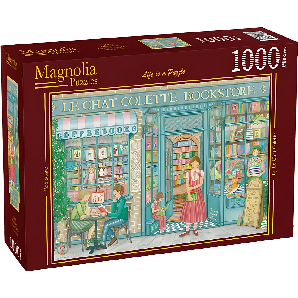 Magnolia Puzzle Buchhandlung 1000Teile