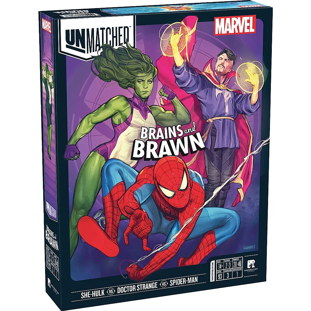 HUCH Unmatched Marvel - Brains & Brawn EN
