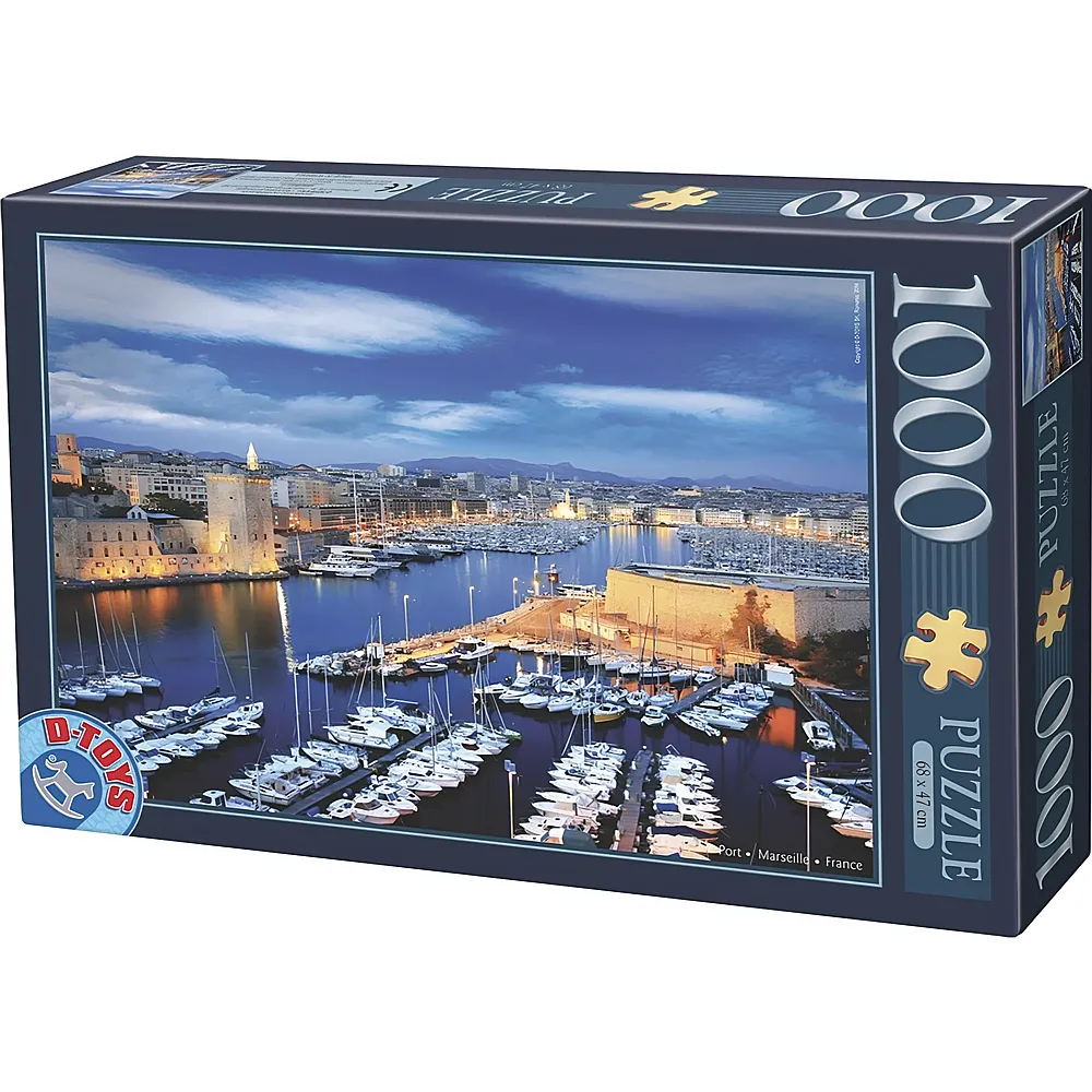DToys Puzzle Hafen von Marseille - 1000 Teile