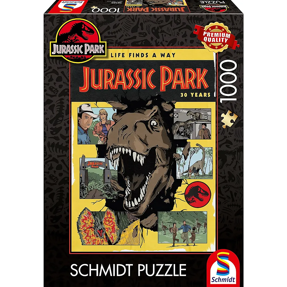 Schmidt Puzzle Jurassic World Jurassic Park Life Finds a Way 1000Teile