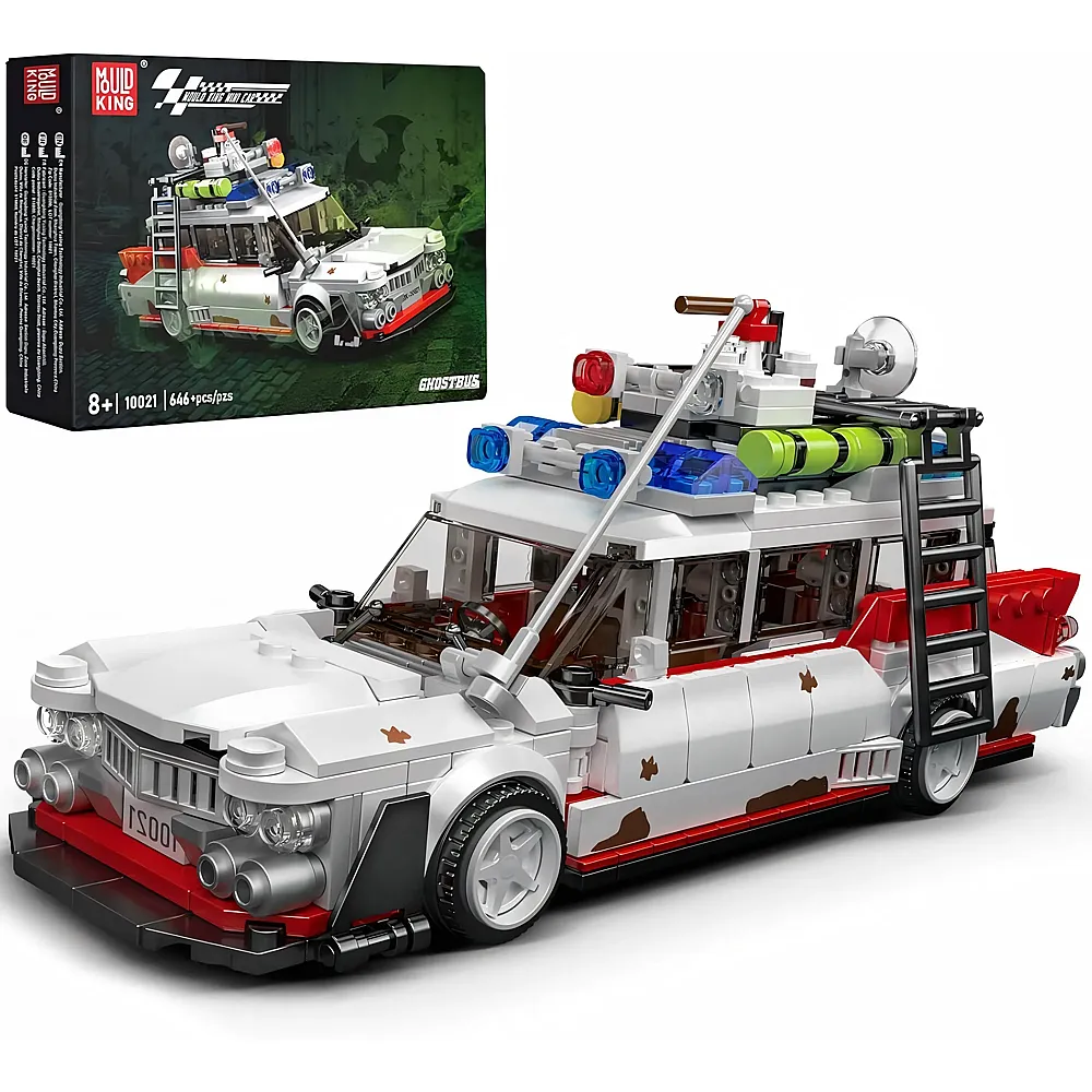 meinspielzeug - Mould King Ghostbus 10021 Ghostbusters | Klemmbausteine Fahrzeuge