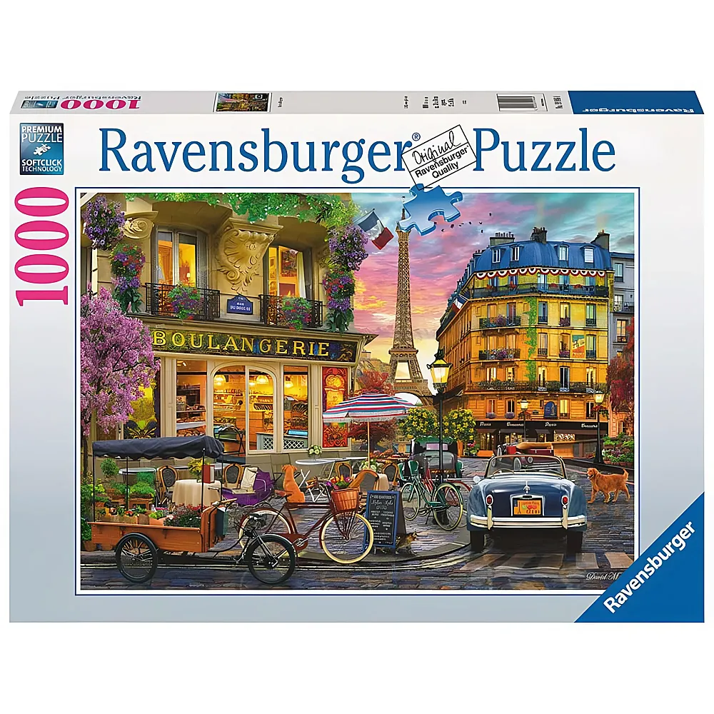 Ravensburger Puzzle Paris im Morgenrot 1000Teile