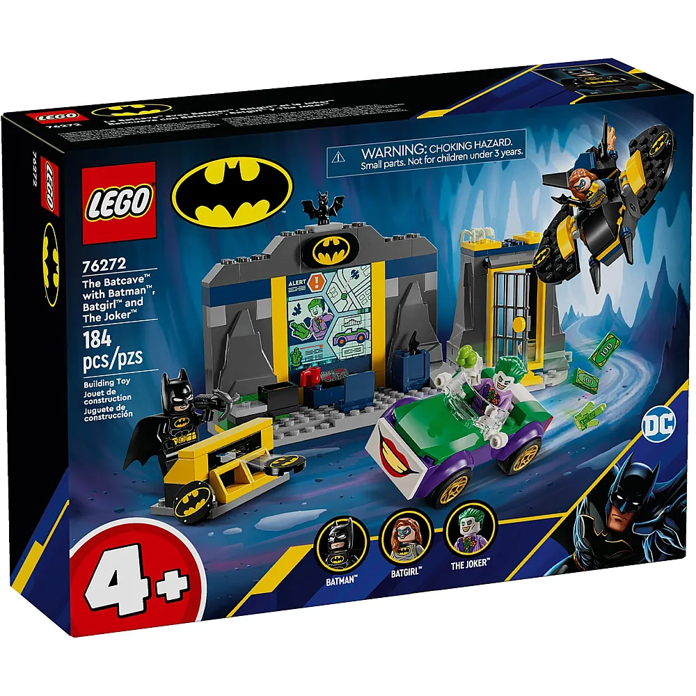 LEGO DC Universe Super Heroes Bathhle mit Batman, Batgirl und Joker 76272