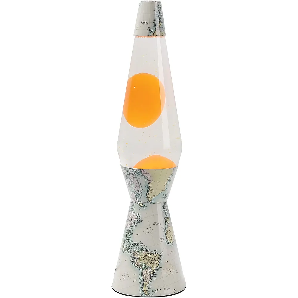 i-total Fl�ssige Lavalampe Old Map Spaceship - 40 cm