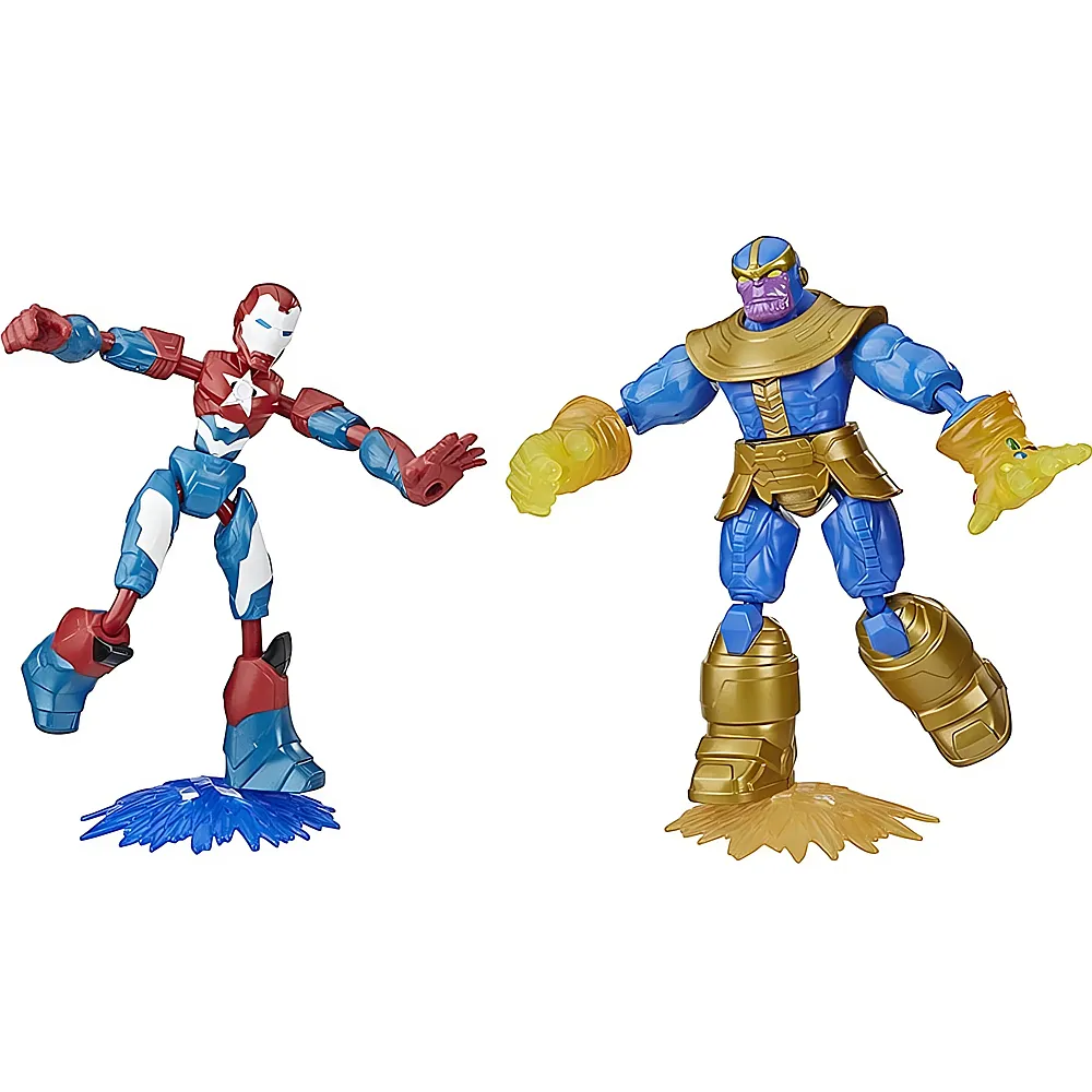 Hasbro Avengers Bend & Flex Iron Patriot vs. Thanos 15cm