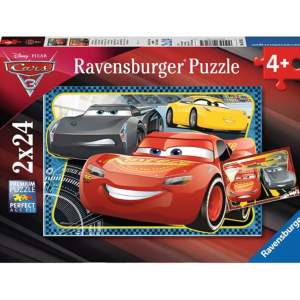 Ravensburger Puzzle Abenteuer mit Light McQueen 2x24