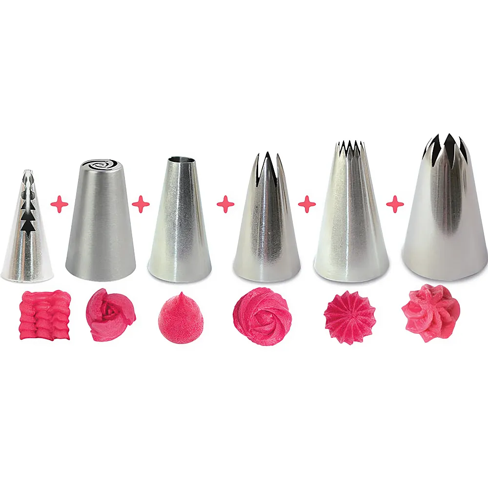 ScrapCooking Spritzt�llen Deko-Cupcake - 6 Teile
