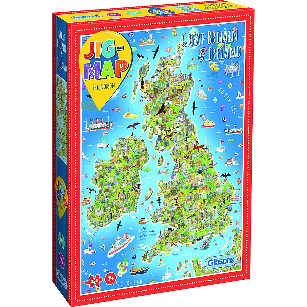 Gibsons Puzzle Grobritannien und Irland - 150 Teile