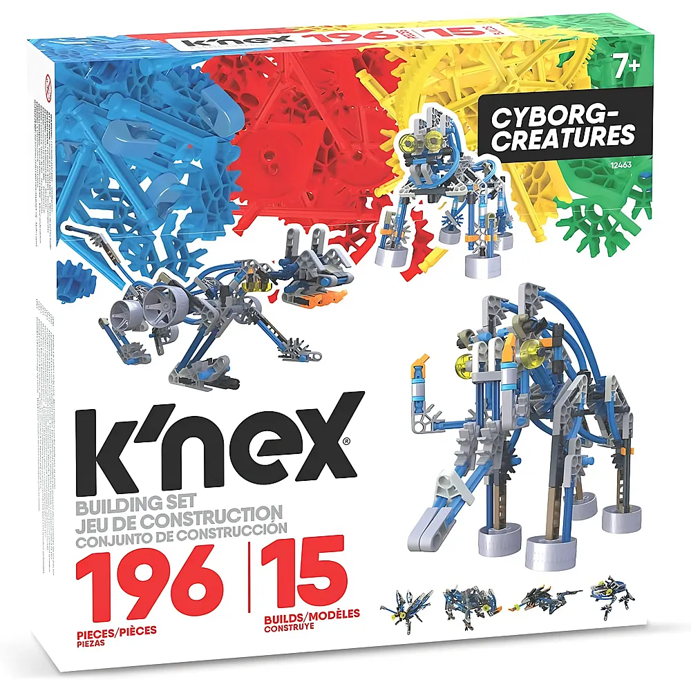 K'Nex Cyborg Creatures 15 Modelle - 196 Teile
