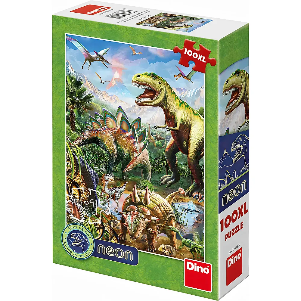 Dino Puzzle Neon Dinosaurs 100Teile