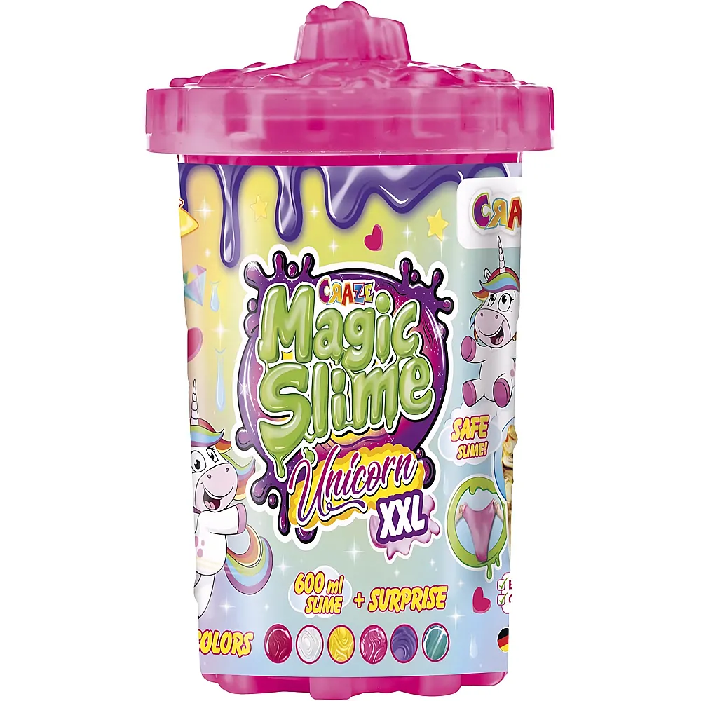 Craze Magic Slime Unicorn XXL - Schleim inkl. Spielfigur 600ml