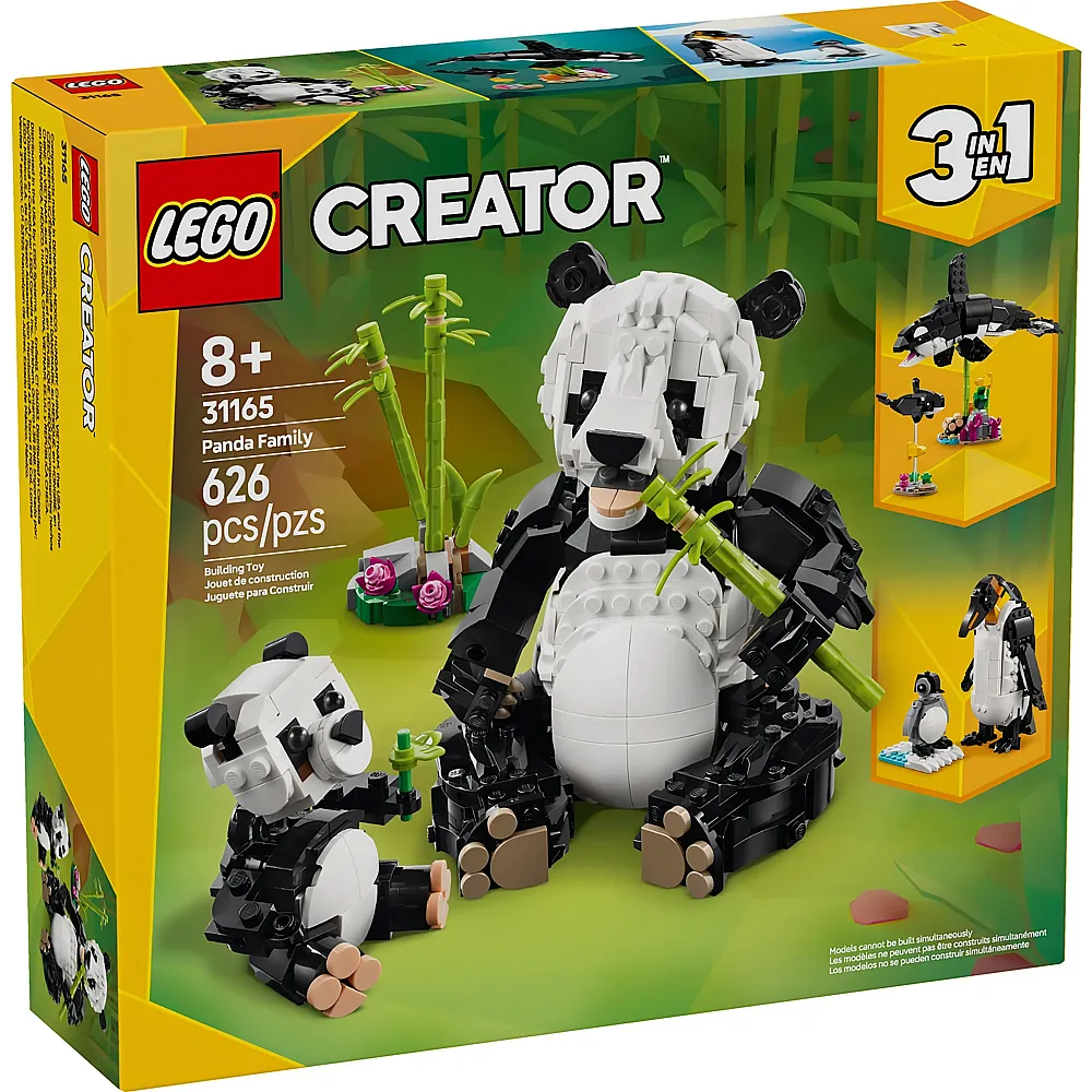 LEGO Creator Wilde Tiere: Pandafamilie 31165