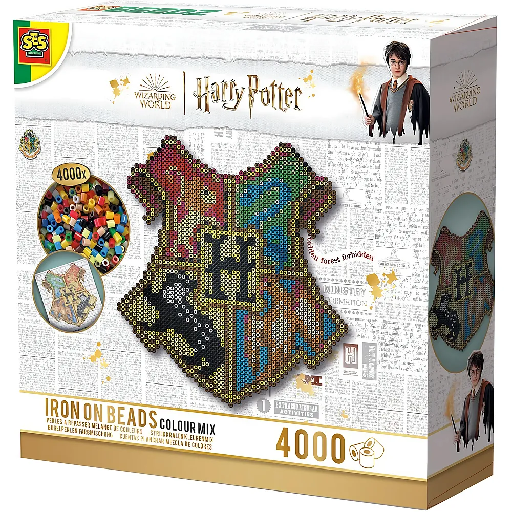SES Harry Potter Hogwarts Wappen B�gelperlen Wanddekoration - 4000 Teile