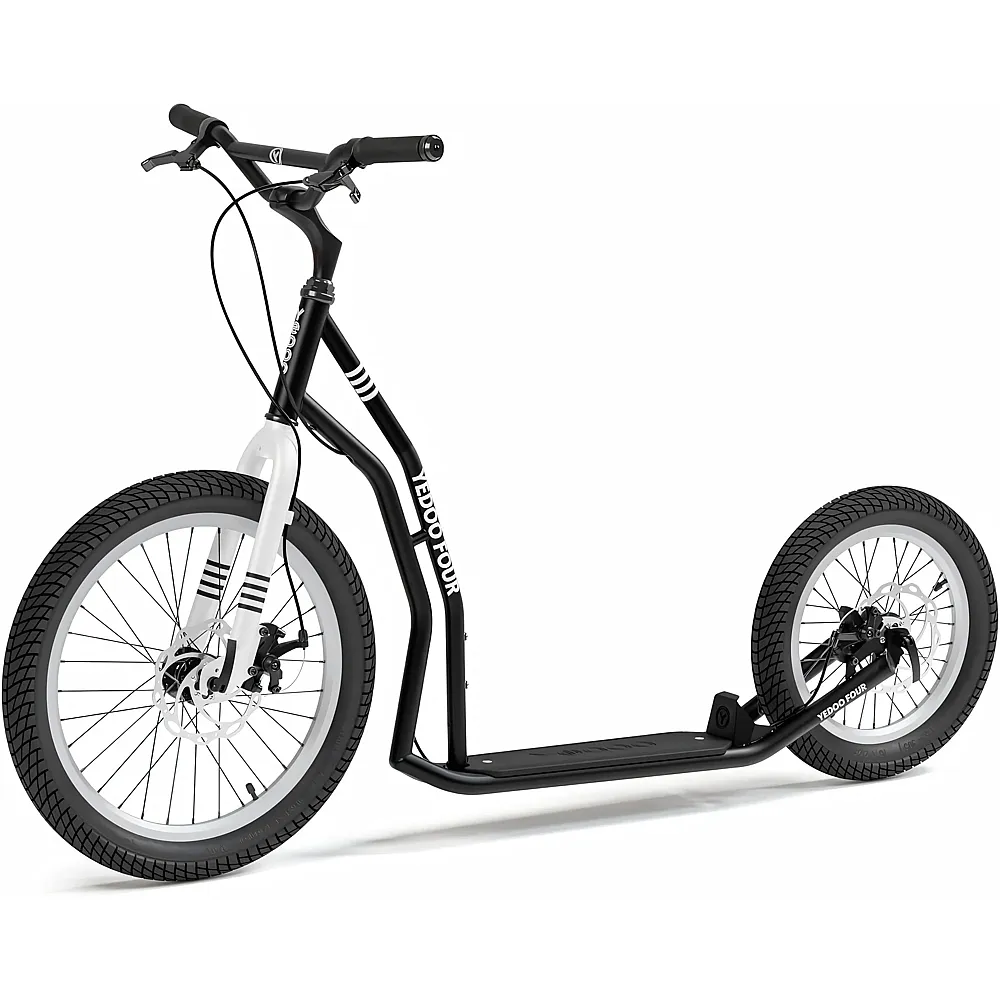 Yedoo Scooter mit Luftr�der Four Schwarz - Suche