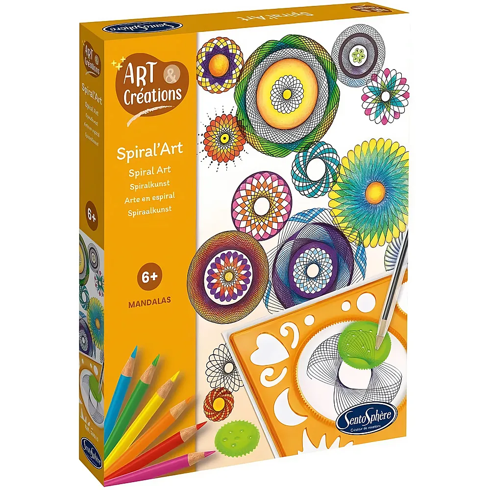 Sentosphere Art & Cr�ations Bastelset Spiralart Mandala