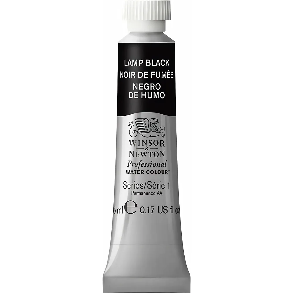 meinspielzeug - Winsor & Newton W&n Prof. Water Colour 5ml Tube Lampenschwarz