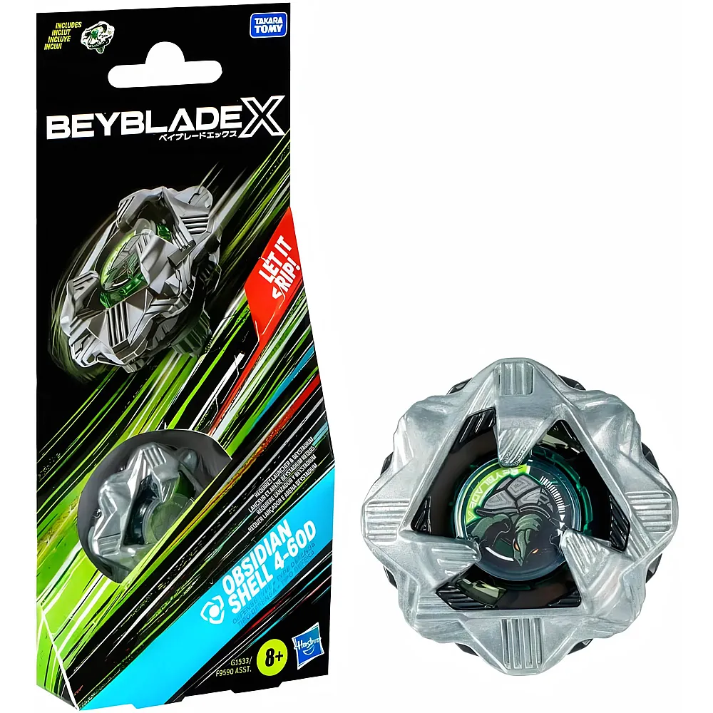 Beyblade X Booster Pack Obsidian Shell 4-60D
