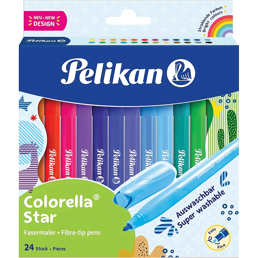 Pelikan Fasermaler Colorella Star 24Teile