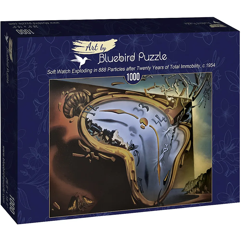 Bluebird Puzzle Salvador Dali Puzzle mit surrealistischem Zeitmotiv - 1000 Teile