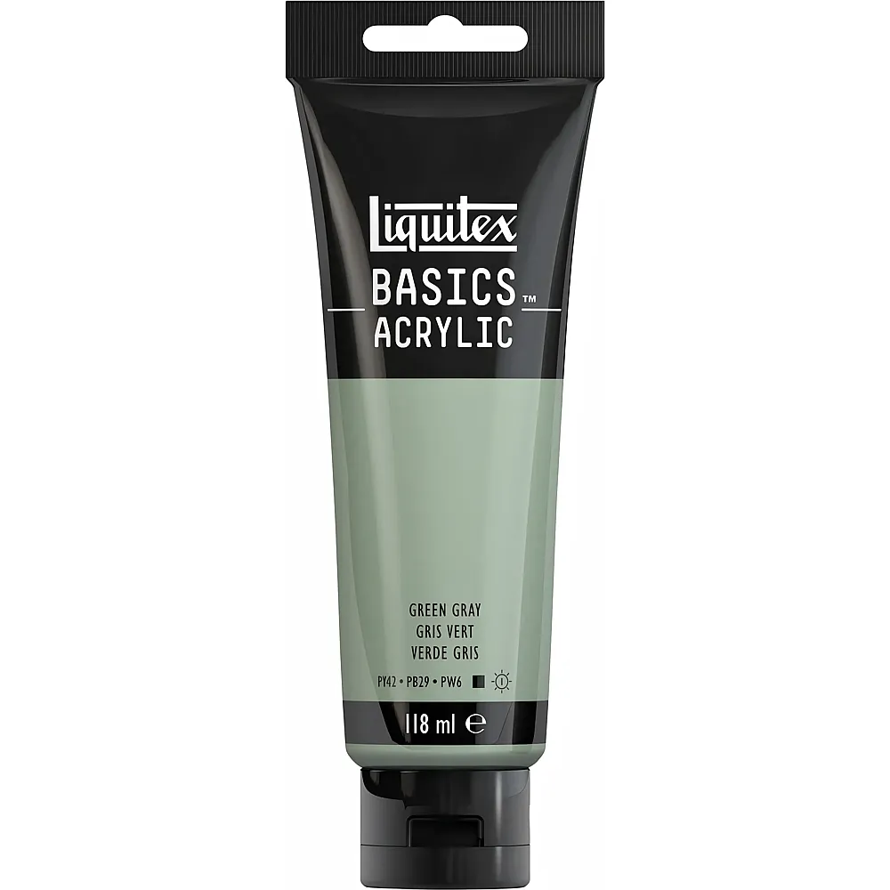 Liquitex Lqx Basics Acrylfarbe 118ml Tube Graugrn - Suche